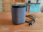 Sonos Play: 1 Zwart, Ophalen of Verzenden, Zo goed als nieuw, Front, Rear of Stereo speakers, Sonos