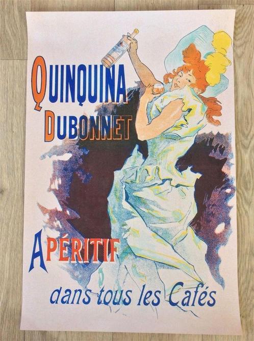 JULES CHERET Quinquina Affiche Poster jugendstil, Verzamelen, Retro, Huis en Inrichting, Verzenden