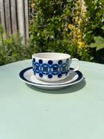 Mosa Maastricht Koffiekop en Schotel - Blauw Wit, Antiek en Kunst, Antiek | Servies los, Ophalen of Verzenden