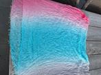 Roze Aqua Grijze sjaal, Ophalen of Verzenden, Zo goed als nieuw, Maat 46/48 (XL) of groter, Sjaal