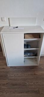 Witte schoenenkast met schuifdeur, Huis en Inrichting, Kasten | Schoenenkasten, Ophalen, Gebruikt, Modern