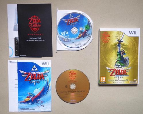 Zelda Skyward Sword + muziek cd voor de Nintendo Wii, Spelcomputers en Games, Games | Nintendo Wii, Zo goed als nieuw, Ophalen of Verzenden