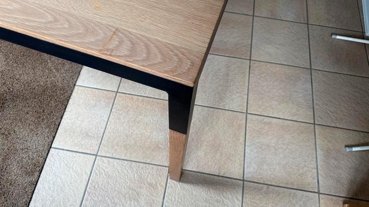 Pilat&Pilat Eettafel - Eiken White Wash - 100x160cm, Huis en Inrichting, Tafels | Eettafels, Gebruikt, Ophalen