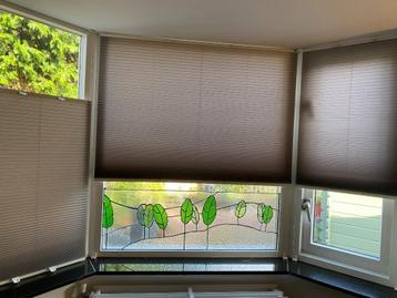 Dubbellaags plissé gordijnen beschikbaar voor biedingen