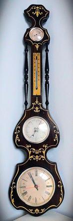 Vintage weerstation met klok, Ophalen, Gebruikt, Weerstation