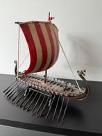 Kunststof/ bronzen vikingschip, Antiek en Kunst, Ophalen of Verzenden