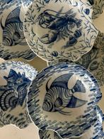 Schelpvormige schaaltjes met vismotieven, Huis en Inrichting, Keuken | Servies, Keramiek, Ophalen of Verzenden, Overige stijlen