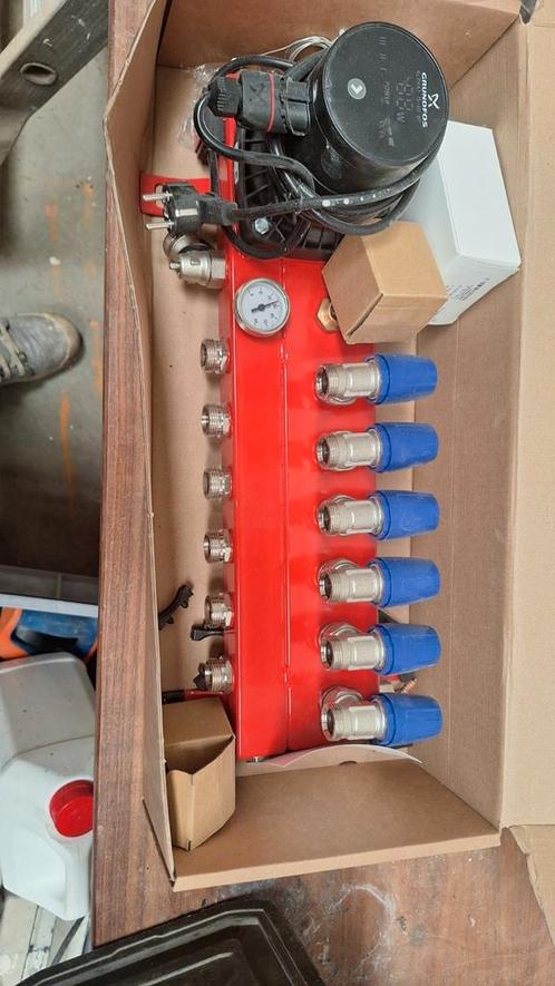 Vloerverwarmings verdeelblokken., Doe-het-zelf en Verbouw, Verwarming en Radiatoren, Nieuw, Overige typen, 800 watt of meer, Minder dan 30 cm