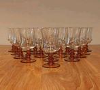 Luminarc vintage amber wijn / whiskey glazen (15 stuks), Ophalen of Verzenden, Zo goed als nieuw, Overige typen