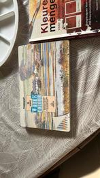 Een doos watercolour potloden, een verf meng bord, Ophalen of Verzenden, Zo goed als nieuw