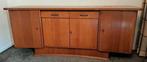 Mooi vintage, teakhouten dressoir, 210x55x85 cm, jaren '60, Huis en Inrichting, Kasten | Dressoirs, Ophalen, Zo goed als nieuw