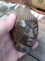 Bronzen Boeddhahoofdje goed gegoten, Ophalen of Verzenden