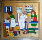 puzzle naar de dokter houten puzzel, Ophalen of Verzenden