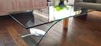 Salontafel glas, Huis en Inrichting, Tafels | Salontafels, Overige vormen, 50 tot 100 cm, Minder dan 50 cm, Glas