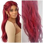 Rode pruik van Outre - Melted Hairline - Caroline, Sieraden, Tassen en Uiterlijk, Ophalen of Verzenden, Nieuw, Pruik of Haarverlenging