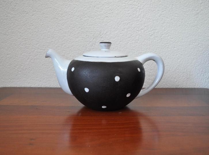 Vintage Theepot Haemstede Holland ca 1955, Huis en Inrichting, Keuken | Servies, Overige typen, Overige stijlen, Aardewerk, Ophalen