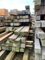 10x10 cm hardhouten palen gebruikt duurzaamheidklasse 1, Tuin en Terras, Ophalen of Verzenden, Gebruikt, Palen