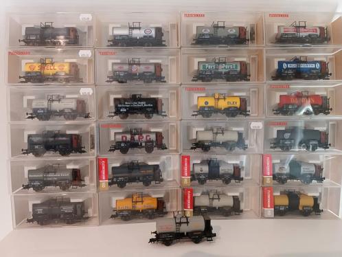 Fleischmann ketelwagens h0, Hobby en Vrije tijd, Modeltreinen | Overige schalen, Zo goed als nieuw, Wagon, Gelijkstroom, Fleischmann