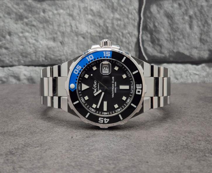 Paul Picot Yachtman Club 43mm automatic, full set 2020, Sieraden, Tassen en Uiterlijk, Horloges | Heren, Zo goed als nieuw, Polshorloge