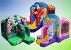Combi Fun Springkussen huren  met keuze uit wel  10 thema's, Ophalen, Nieuw, Verjaardag