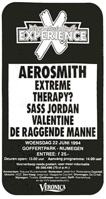 GEZOCHT: MegaMusicRockExperience 1994 origineel ticket