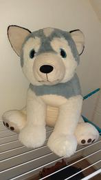 Leuke husky grote knuffel, Ophalen of Verzenden, Zo goed als nieuw, Overige typen
