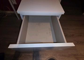 Ikea Malm nachtkastje kastje kast wit ladekast ladekastje - afbeelding 8