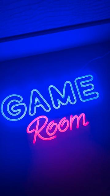 Nieuw, neonlamp LED “gameroom” beschikbaar voor biedingen