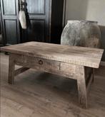 ~Stoer Sober Landelijk Houten Salontafel~, Ophalen of Verzenden, Zo goed als nieuw