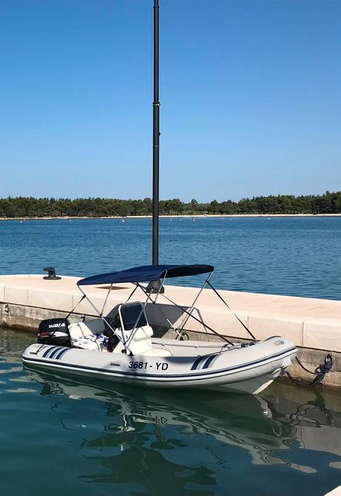 AB Inflatables VS 450 ribboot met Suzuki 50pk, Watersport en Boten, Rubberboten, Gebruikt, Overige merken, Overige materialen