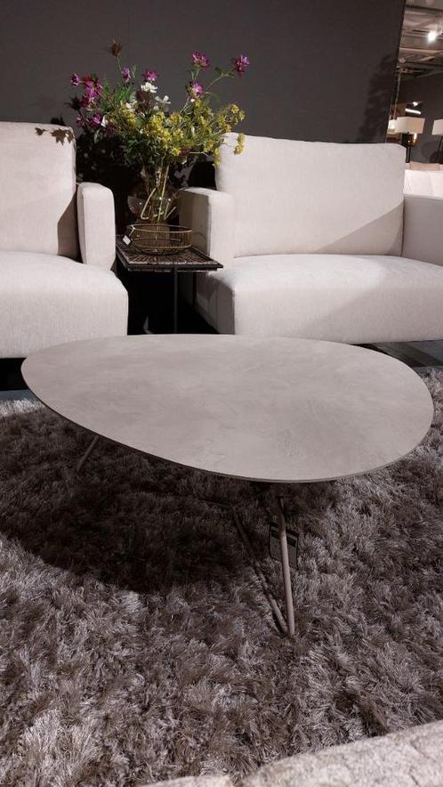 Twinny Salontafel HPL Sandstone van  Bree's New World, Huis en Inrichting, Tafels | Salontafels, Nieuw, Minder dan 50 cm, 50 tot 100 cm