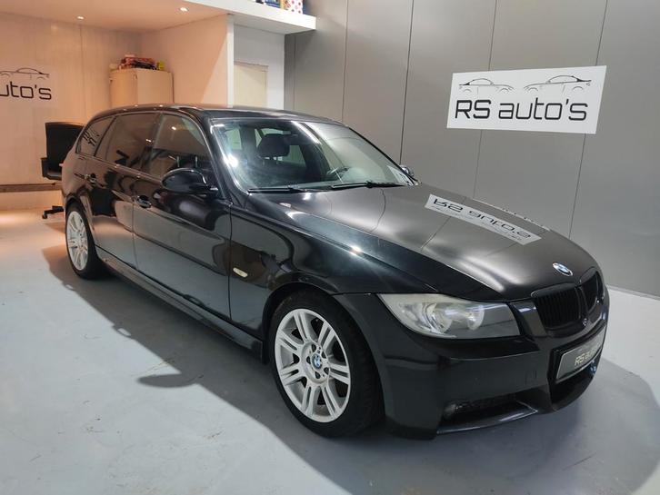 BMW 3-Serie 3.0 330i Touring 2007 Zwart M-Pakket, Auto's, BMW, Bedrijf, 3-Serie, ABS, Adaptieve lichten, Airbags, Airconditioning