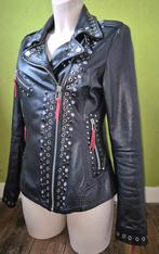 Freaky Nation Leren Jasje met Studs - Maat 38, Maat 38/40 (M), Zwart, Ophalen of Verzenden, Freaky Nation