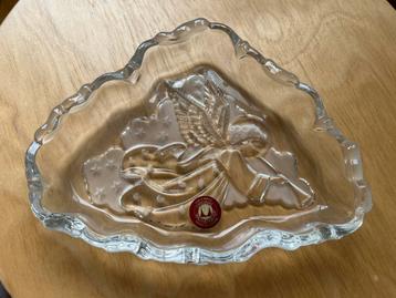 Bonbon schaaltje Waltherglas met engel decoratie beschikbaar voor biedingen