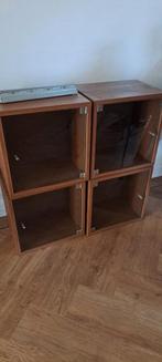 4 eket kastjes, Huis en Inrichting, Ophalen, Zo goed als nieuw