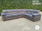 GRATIS LEVERING HEEL NL Mooie Stoffen Hoekbank, 250 tot 300 cm, Hoekbank, Ophalen of Verzenden, Zo goed als nieuw