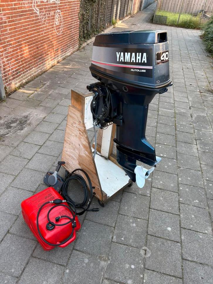 Yamaha 40 pk autolube buitenboordmotor motorboot motor., Watersport en Boten, Buiten- en Binnenboordmotoren, Gebruikt, Benzine