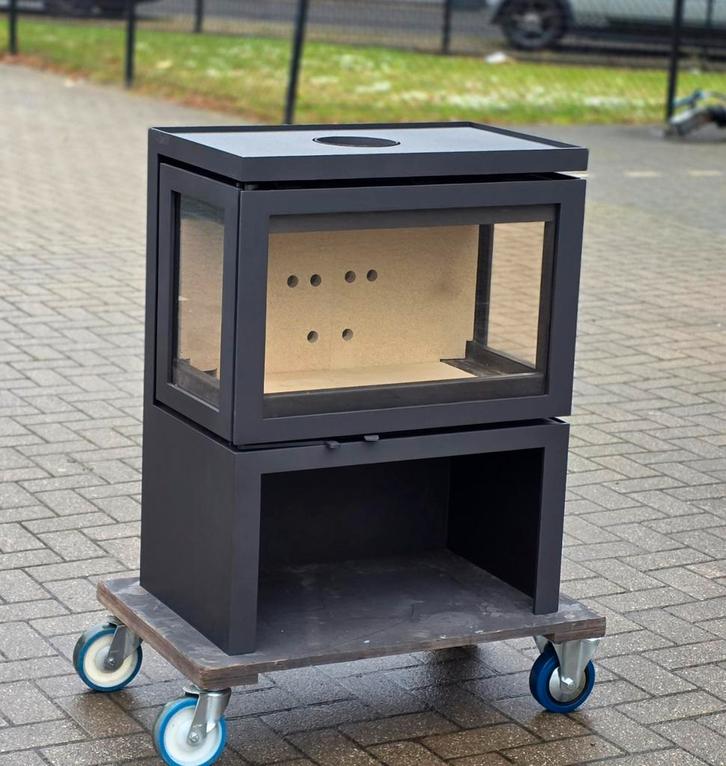 Houtkachel Dik Geurts Vidar Triple Medium store nieuw!, Huis en Inrichting, Kachels, Nieuw, Vrijstaand, Houtkachel, Hout, Ophalen of Verzenden