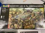 REVELL 1/72 Marder 1A3 & panzer grenadiers., Hobby en Vrije tijd, Modelbouw | Figuren en Diorama's, Zo goed als nieuw, Verzenden