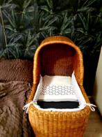 Antiek rattan kinder wieg stevig uit 1900 matrasmaat 90x50cm, Ophalen, Gebruikt, Wieg