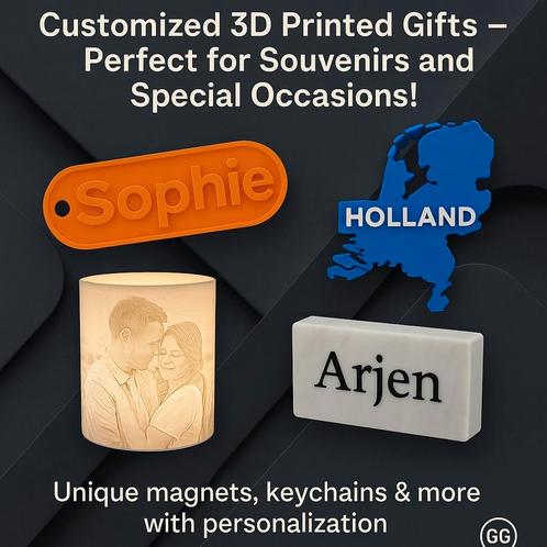 Unique & Personalized 3D Printed Gifts – Made Just for You!, Hobby en Vrije tijd, Overige Hobby en Vrije tijd, Zo goed als nieuw