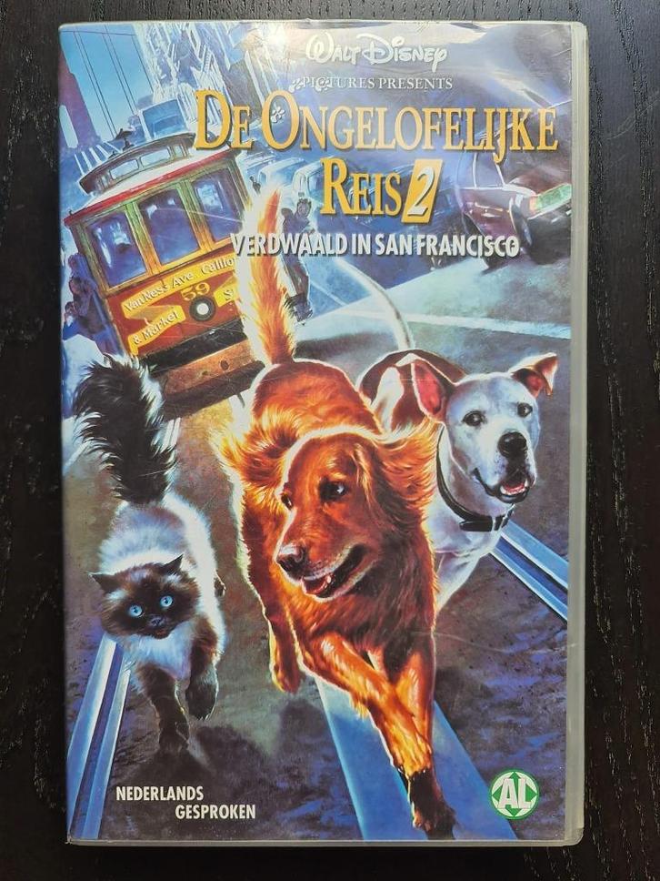 De Ongelofelijke Reis 2: Verdwaald in San Francisco - VHS, Cd's en Dvd's, VHS | Kinderen en Jeugd, Gebruikt, Tekenfilms en Animatie