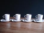 NIEUW - 4x DE - Douwe Egberts koffie kop en schotels, Nieuw, Ophalen of Verzenden, Overige stijlen, Kop(pen) en/of Schotel(s)