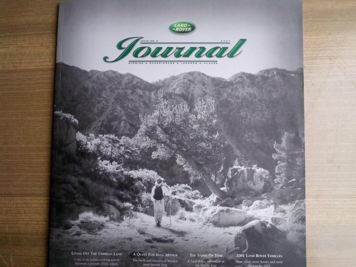 Land Rover Journal 6/2001 USA brochure/folder met Defender, Boeken, Auto's | Folders en Tijdschriften, Ophalen of Verzenden