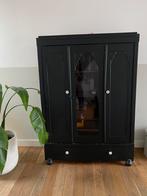 Antieke / Brocante zwarte kast, Huis en Inrichting, Kasten | Overige, Ophalen, Gebruikt
