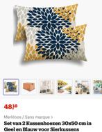 Kussenhoezen 2x, Huis en Inrichting, Woonaccessoires | Kussens, Ophalen of Verzenden, Zo goed als nieuw, Vierkant