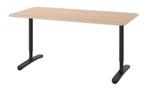 Ikea bureau bekant 160x80, Ophalen, In hoogte verstelbaar, Gebruikt, Bureau