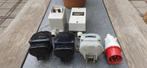Diverse Schakelaars en stopcontacten + stekker krachtstroom, Ophalen of Verzenden, Gebruikt, Stopcontact