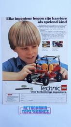 advertentie origineel - lego technic #1 (jaren 80), Kinderen en Baby's, Speelgoed | Duplo en Lego, Verzenden