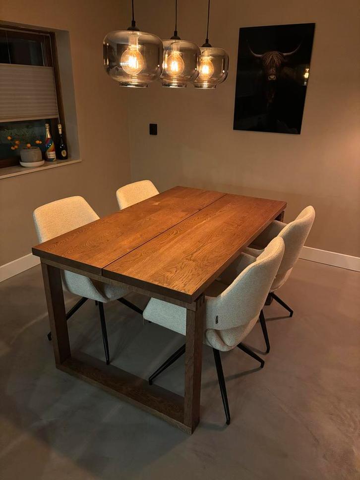 IKEA MORBYLANGA Eettafel, Huis en Inrichting, Tafels | Eettafels, Gebruikt, 50 tot 100 cm, 100 tot 150 cm, Vier personen, Rechthoekig